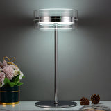 Modern Table Lamp  Clear Acrylic Cylinder Design - Product detail 9