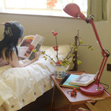 Adjustable Task Lamp  Red Metal Swing Arm Design - Product detail 9