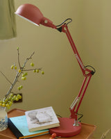 Adjustable Task Lamp  Red Metal Swing Arm Design - Product detail 16