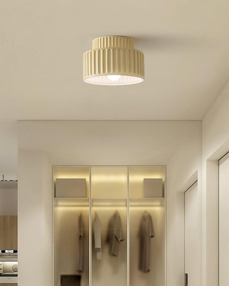 Modern Ceiling Light  Ribbed Cylindrical Design - Product detail 16