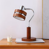 Modern Table Lamp  Chrome Wood Design - Product detail 12