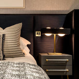 Modern Table Lamp  Metal Base with Black Shade - Product detail 6
