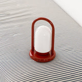 Portable LED Table Lamp  Modern Metal Frame Glass Shade - Product detail 8