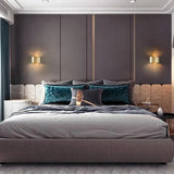 Modern LED Wall Light  Gold Metal Curved Design - Product detail 4