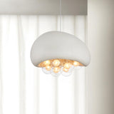 Modern Bubble Ceiling Light  Matte Black Dome With Glass Spheres - Product detail 20
