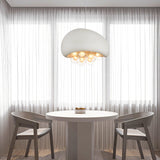 Modern Bubble Ceiling Light  Matte Black Dome With Glass Spheres - Product detail 6