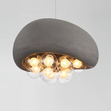 Modern Bubble Ceiling Light  Matte Black Dome With Glass Spheres - Product detail 26