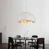 Modern Bubble Ceiling Light  Matte Black Dome With Glass Spheres - Product detail 12