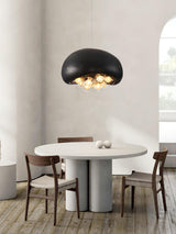 Modern Bubble Ceiling Light  Matte Black Dome With Glass Spheres - Product detail 14