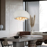 Modern Bubble Ceiling Light  Matte Black Dome With Glass Spheres - Product detail 4