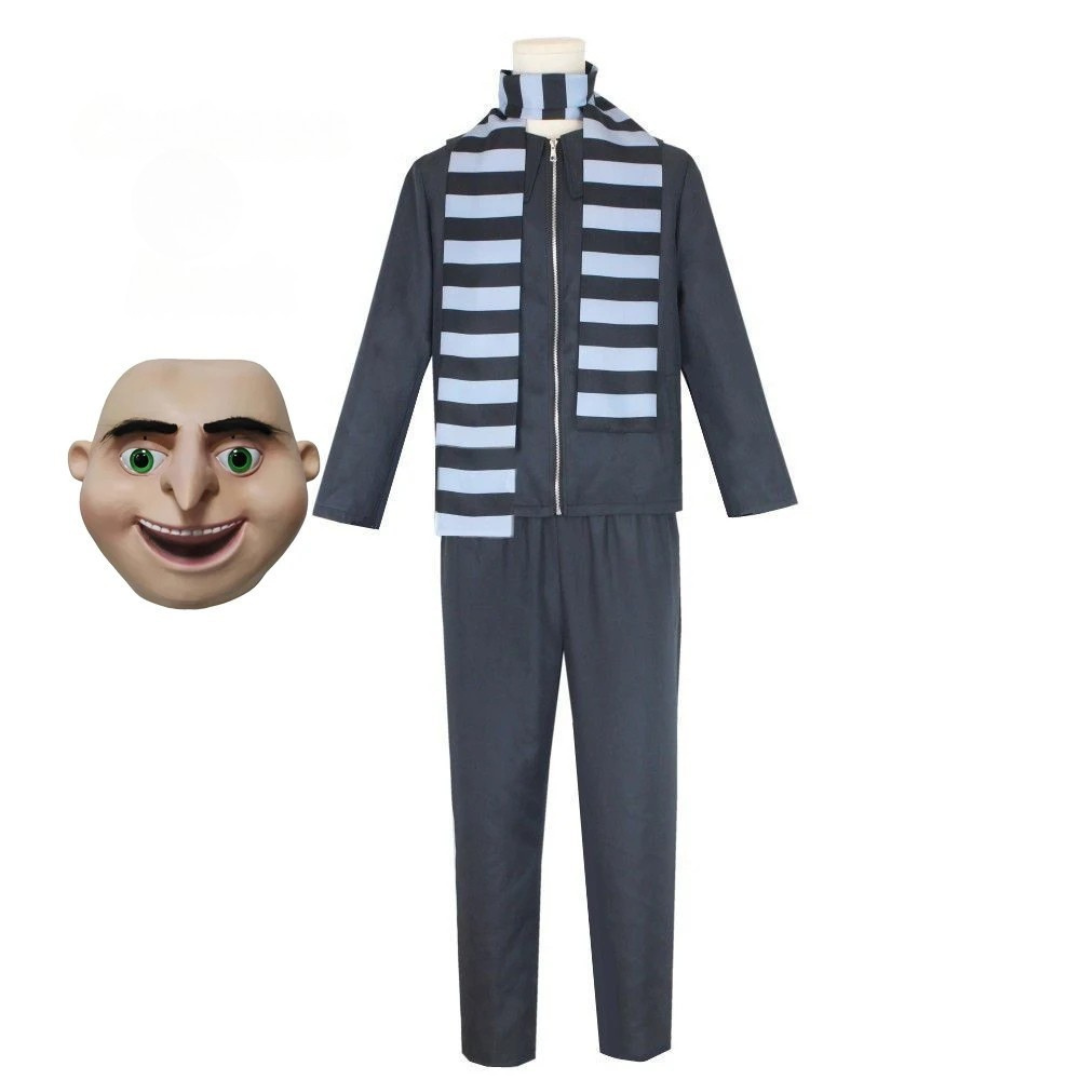 Kids Character Halloween Mask  Animated Villain Design - Detailed view
