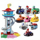 Interactive Play Tower  Educational Activity Set With Slide And Figures - Detailed view