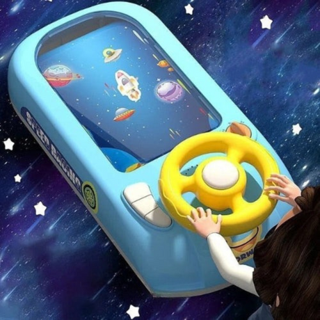 Interactive Space Steering Wheel  Kids Learning Toy with Lights and Sounds - Product showcase
