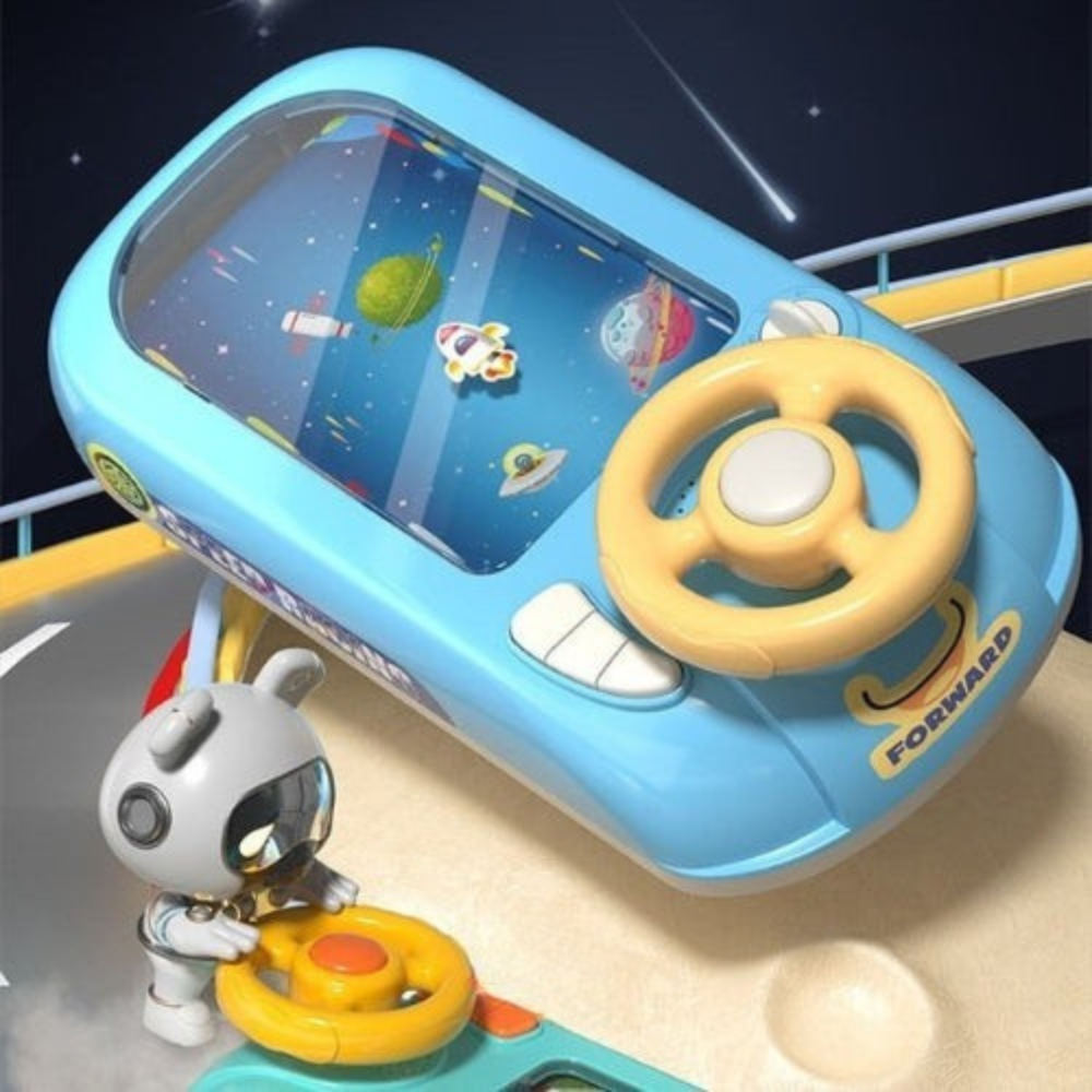 Interactive Space Steering Wheel  Kids Learning Toy with Lights and Sounds - Product detail 4
