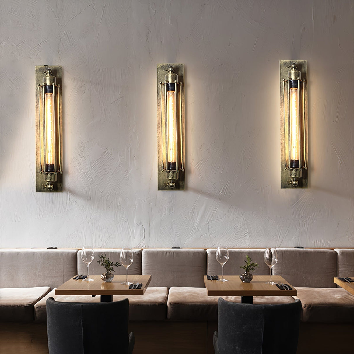 Industrial Wall Light  Elongated Tube Design with LED - Product detail 6
