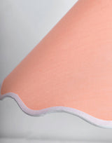 Retro Table Lamp  Curved Frame With Scalloped Shade - Product detail 10