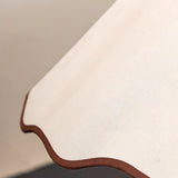 Retro Table Lamp  Curved Frame With Scalloped Shade - Product detail 11
