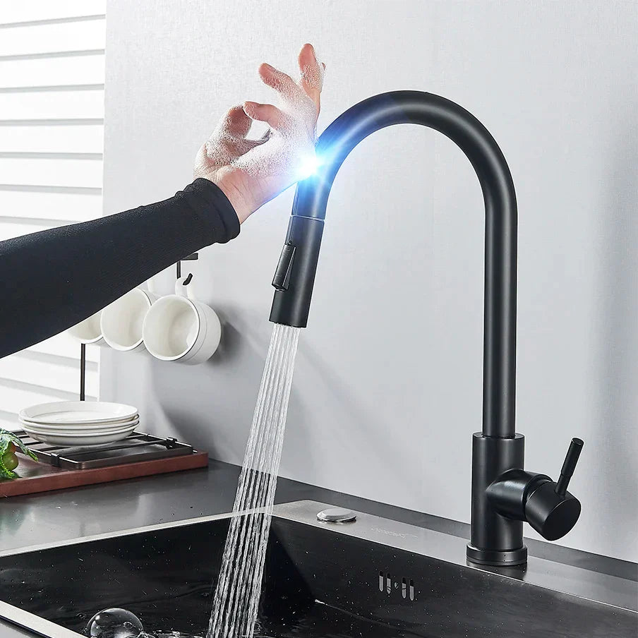 Smart Kitchen Faucet  Touch Control Pull-Out Sprayer - Product showcase