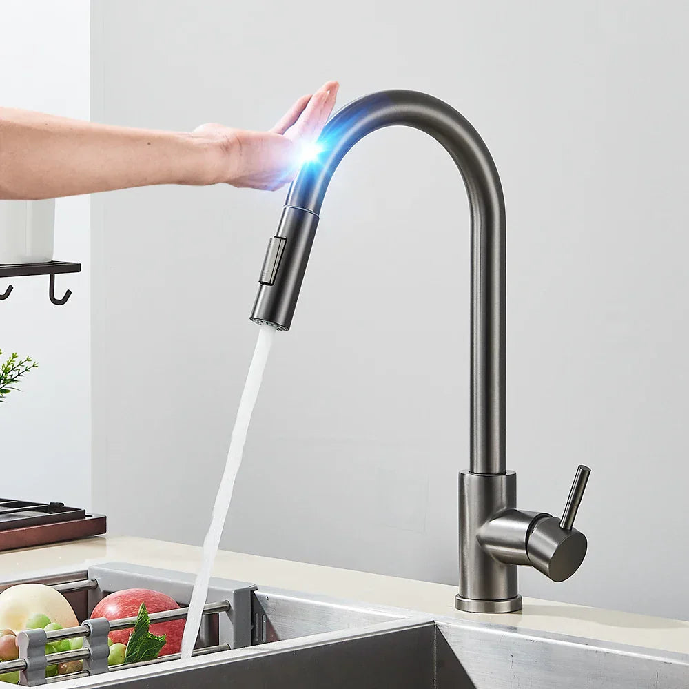 Smart Kitchen Faucet  Touch Control Pull-Out Sprayer - Product example