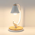Nordic Table Lamp  Bird Accent Wood Base Design - Product detail 10