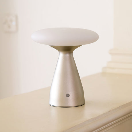 Modern LED Table Lamp  Wireless Metal Glass Design - Product detail 9
