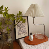 Modern Table Lamp  Wood Base with Pleated Shade - Product detail 14