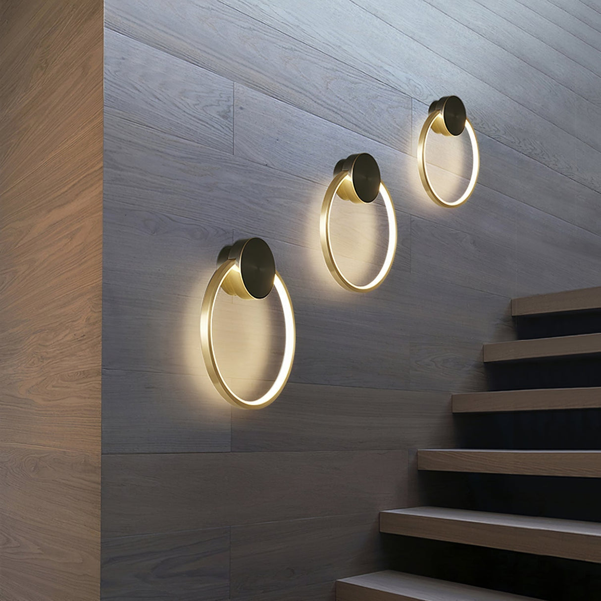 Modern Geometric Wall Light  LED Metal Accent Sconce - Product detail 9