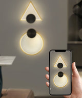 Modern Geometric Wall Light  LED Metal Accent Sconce - Product detail 14