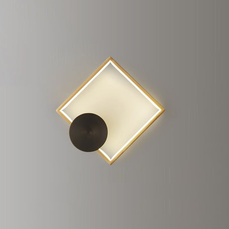Modern Geometric Wall Light  LED Metal Accent Sconce - Product detail 19