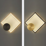 Modern Geometric Wall Light  LED Metal Accent Sconce - Product detail 11