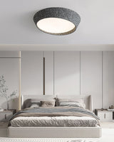 Modern Ceiling Light  Textured Metal Oval Design - Product detail 5