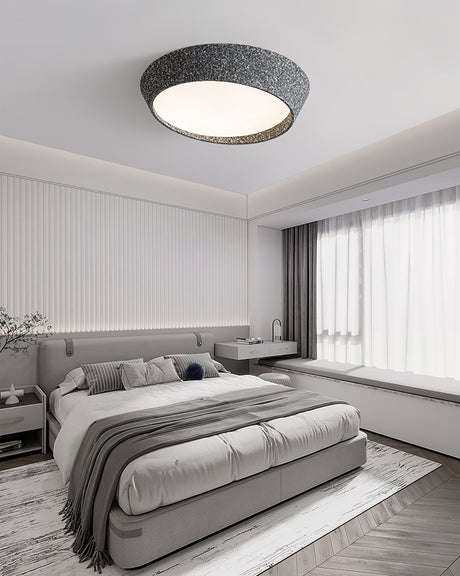 Modern Ceiling Light  Textured Metal Oval Design - Product detail 12