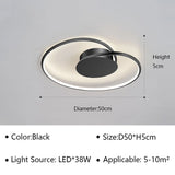 Modern LED Ceiling Light  Spiral Minimalist Design - Product detail 10