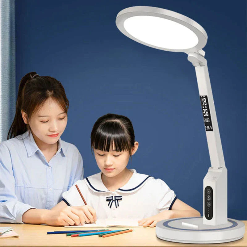 Smart LED Desk Lamp  Digital Clock Display With Touch Controls - Detailed view