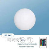 LED Ball Floor Lamp  Color Changing Waterproof Design - Product detail 5