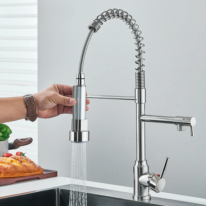 Professional Kitchen Faucet  Pull-Out Spray with 360 Rotation - Detailed view
