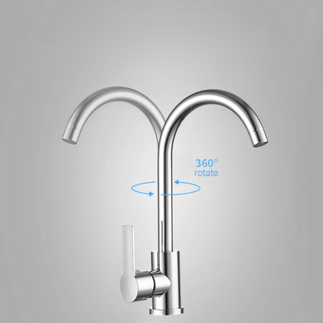 Modern Kitchen Faucet  Chrome Single Handle Design - Product detail 6