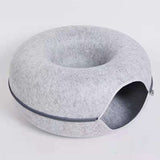 Round Pet Bed  Plush Donut Design With Anti-Slip Base - Product detail 8