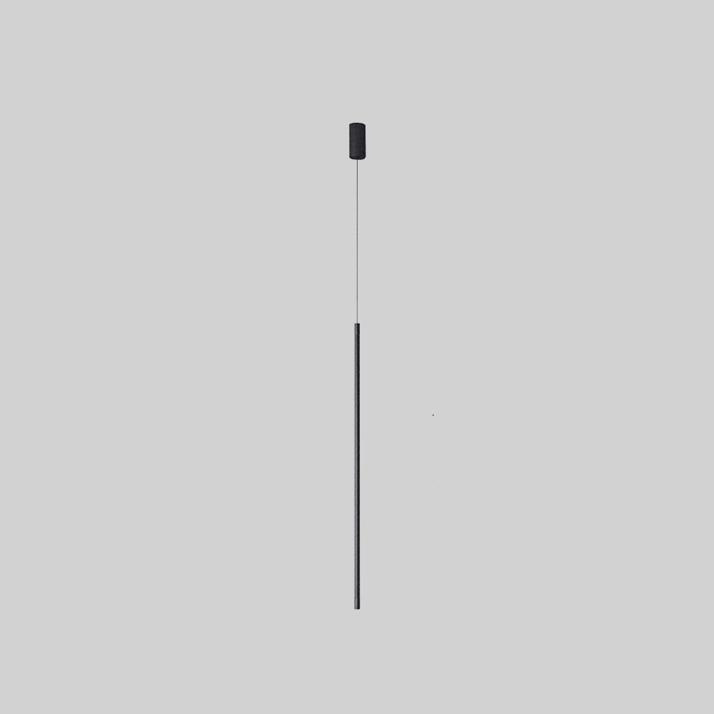 Modern LED Pendant Light  Linear Beam Black Design - Detailed view