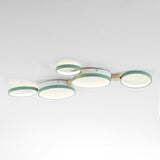 Modern LED Ceiling Light  Gray Metal Triple Ring Design - Product detail 17