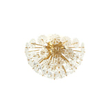 Crystal Flower Ceiling Light  Gold Metal Floral Design - Product detail 20