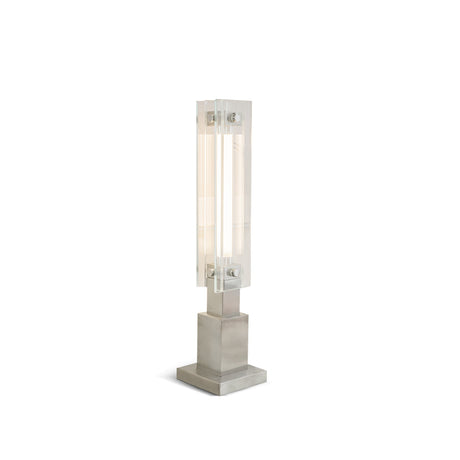 Modern Table Lamp  Glass and Steel Bauhaus Design - Product detail 15