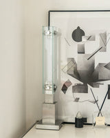 Modern Table Lamp  Glass and Steel Bauhaus Design - Product detail 7