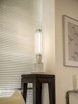 Modern Table Lamp  Glass and Steel Bauhaus Design - Product detail 10