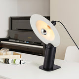Modern Table Lamp  Adjustable Metal Disc Shade - Product example
