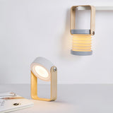 Portable Table Lamp  Honeycomb Design with Wooden Handle - Product detail 11