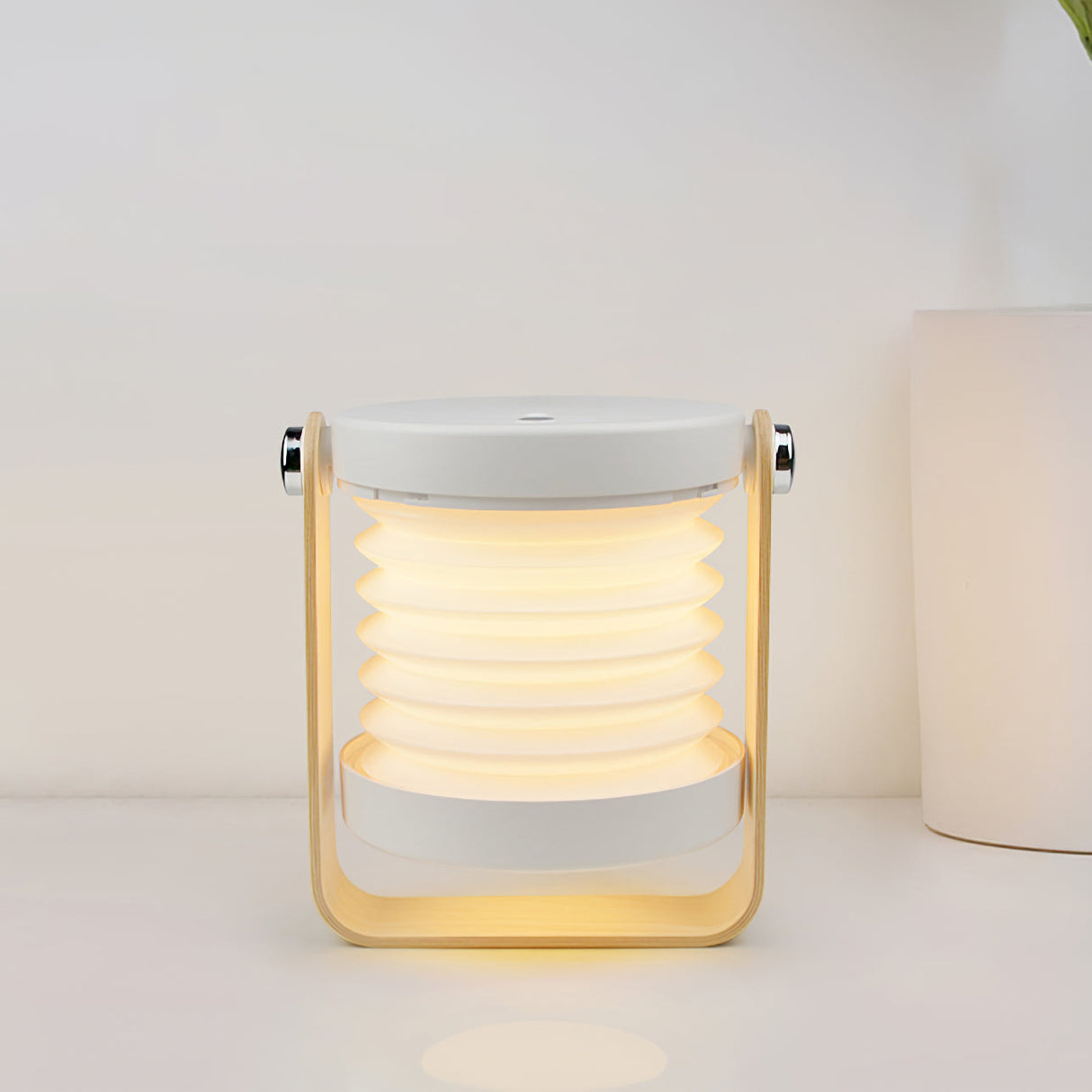 Portable Table Lamp  Honeycomb Design with Wooden Handle - Product detail 13