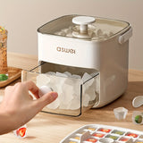 Modern Ice Cube Maker  Dual Form Ice Storage System - Product showcase