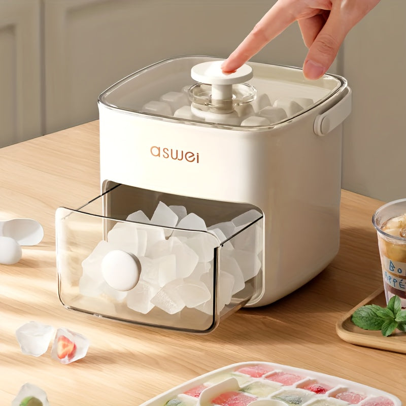 Modern Ice Cube Maker  Dual Form Ice Storage System - Detailed view