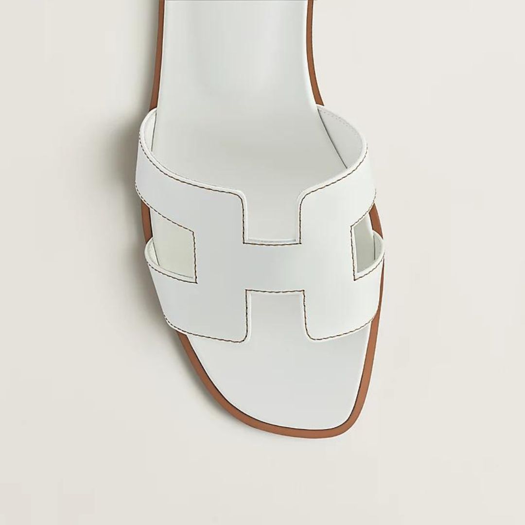 Minimalist Leather Sandals  Classic H-Cut Design - Product detail 4